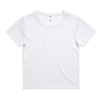 Wo's Organic Rib Tee | 4092G
