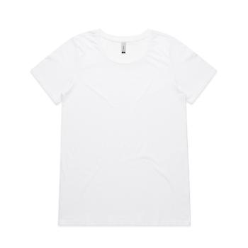 Wo's Shallow Scoop Tee | 4011