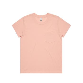 Wo's Square Pocket Tee | 4046
