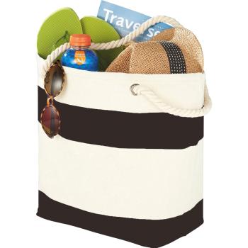 Capri Stripes Cotton Shopper Tote