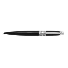 Carbon Fibre Metal Twist Action Ballpoint Pen Pens - Metal from Challenge Marketing NZ