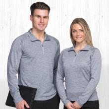 Merino Zip Pullover Mens - EGMZ Knitwear / Jerseys from Challenge Marketing NZ