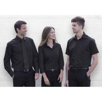 The Omega Stripe Short Sleeve Shirt Mens - TOSS