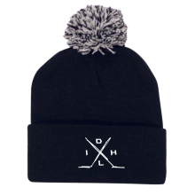 Acrylic Roll-Up Beanie with Pom Pom Beanies from Challenge Marketing NZ