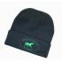 Acrylic Roll Up Beanie - teal logo Dunedin Riding Academy from Challenge Marketing NZ