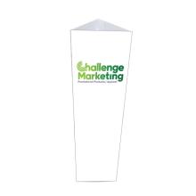 Bollard Cover - Corflute Flags, pull-up banners, marquees and signage from Challenge Marketing NZ