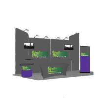 Exhibition Booth Flags, pull-up banners, marquees and signage from Challenge Marketing NZ