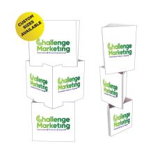 Stackable Cubes and Triangles - Corflute Flags, pull-up banners, marquees and signage from Challenge Marketing NZ