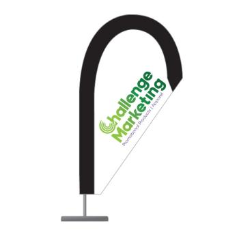 Table Top Teardrop Banner