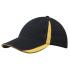 6 Panel Brushed Heavy Cotton Cap with Inserts on the Peak & Crown Caps from Challenge Marketing NZ