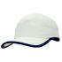 6 Panel Sports Microfibre Cap with Trim on Edge of Crown & Peak Caps from Challenge Marketing NZ