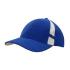 6 Panel Brushed Heavy Cotton Cap with Crown Inserts & Contrasting Peak Under & Strap Caps from Challenge Marketing NZ