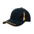 6 Panel Brushed Heavy Cotton Cap with Crown Inserts, Peak Trim & Sandwich Caps from Challenge Marketing NZ