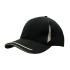 6 Panel Brushed Heavy Cotton Cap with Crown Inserts, Peak Trim & Sandwich Caps from Challenge Marketing NZ