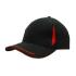 6 Panel Brushed Heavy Cotton Cap with Crown Inserts, Peak Trim & Sandwich Caps from Challenge Marketing NZ