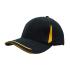 6 Panel Brushed Heavy Cotton Cap with Crown Inserts, Peak Trim & Sandwich Caps from Challenge Marketing NZ