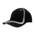 6 Panel Brushed Heavy Cotton Cap with Waving Stripes on Crown & Peak Caps from Challenge Marketing NZ