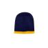 Roll Down Two Tone Acrylic Beanie Beanies from Challenge Marketing NZ