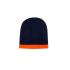 Roll Down Two Tone Acrylic Beanie Beanies from Challenge Marketing NZ