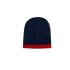 Roll Down Two Tone Acrylic Beanie Beanies from Challenge Marketing NZ