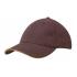 6 Panel Brushed Heavy Cotton Cap with Coloured Sandwich Trim Caps from Challenge Marketing NZ