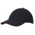 6 Panel Brushed Heavy Cotton Cap with Coloured Sandwich Trim Caps from Challenge Marketing NZ