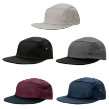 5 Panel Cotton Twill Square Front Cap Caps from Challenge Marketing NZ