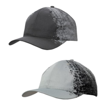 6 Panel Breathable Poly Twill with Tyre Print Caps from Challenge Marketing NZ