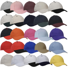 6 Panel Brushed Heavy Cotton Cap Caps from Challenge Marketing NZ