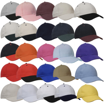 6 Panel Brushed Heavy Cotton Cap