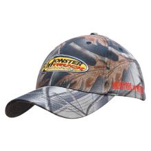 6 Panel Camouflage- Leaf Print Cotton Twill Cap Caps from Challenge Marketing NZ