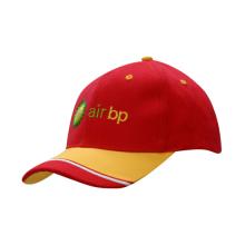 6 Panel Custom - Brushed Heavy Cotton Cap with Fabric Insert & Embroidery on Peak Caps from Challenge Marketing NZ