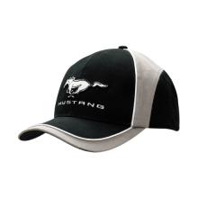 6 Panel Custom - Brushed Heavy Cotton Cap with Fabric Inserts/Piping on Crown & Peak Caps from Challenge Marketing NZ