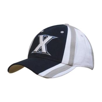 6 Panel Custom - Brushed Heavy Cotton Cap with Indented Contrasting Panels