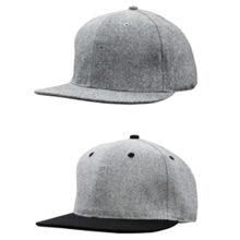 6 Panel Custom - Flat Peak - Flannel Cap With Snap Back Pro Styling Caps from Challenge Marketing NZ