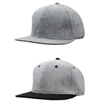 6 Panel Custom - Flat Peak - Flannel Cap With Snap Back Pro Styling