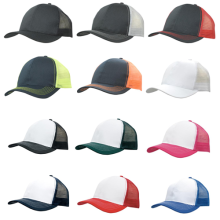 6 Panel Poly Twill Cap with Mesh Back (Trucker style) Caps from Challenge Marketing NZ