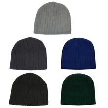 Cable Knit Beanie Beanies from Challenge Marketing NZ