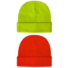 Luminescent Safety Beanie - Acrylic Safety Caps and Headwear from Challenge Marketing NZ