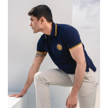 Mens Contrast Polo Shirt 2CP Physiotherapy from Challenge Marketing NZ