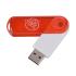 Transparent Swivel Flash Drive Flash Drives from Challenge Marketing NZ