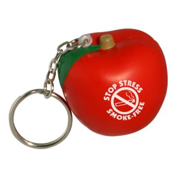 Apple With Keyring Stress Reliver