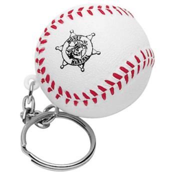 Baseball With Keyring Stress Item