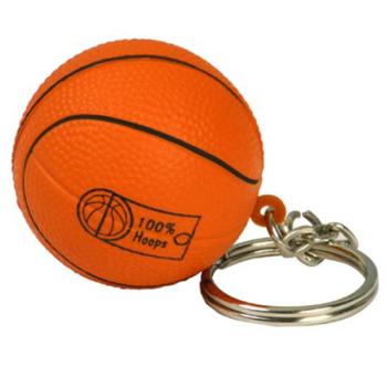 Basketball With Keyring Stress Item