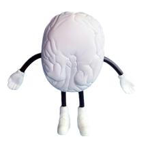 Brain With Hand And Leg Shape Stress Reliver Stress Relievers from Challenge Marketing NZ