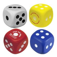 Dice Shape Stress Reliver Stress Relievers from Challenge Marketing NZ