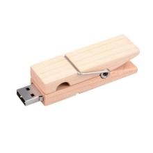 Wooden Clip Flash Drive Flash Drives from Challenge Marketing NZ