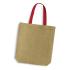 Thera Jute Tote Bag - Coloured Handles Jute Bags for sale by Challenge Marketing Thera Jute Tote Bag - Coloured Handles Jute Bags from Challenge Marketing NZ