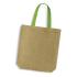 Thera Jute Tote Bag - Coloured Handles Jute Bags for sale by Challenge Marketing Thera Jute Tote Bag - Coloured Handles Jute Bags from Challenge Marketing NZ