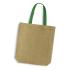 Thera Jute Tote Bag - Coloured Handles Jute Bags for sale by Challenge Marketing Thera Jute Tote Bag - Coloured Handles Jute Bags from Challenge Marketing NZ